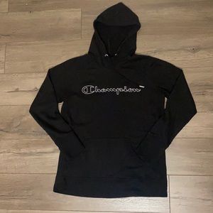 black champion hoodie size medium